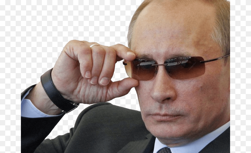 Vladimir Putin, Accessories, Person, Sunglasses, Hand Png Image