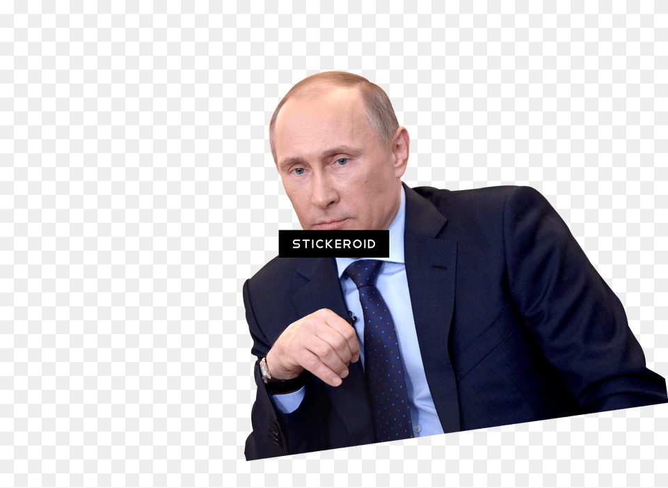 Vladimir Putin Celebrities Portrait, Accessories, Suit, Person, Necktie Png Image