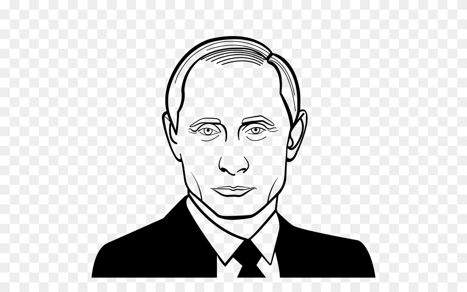 Vladimir Putin Rubber Stamp Stampmore, Gray Free Png