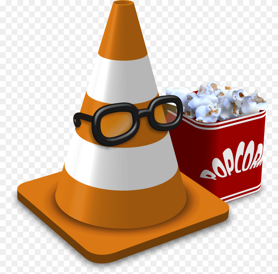 Vlc For Apple Tv Has Arrived With Great New Features Vlc Media Player, Cone, Food, Clothing, Hat Png Image