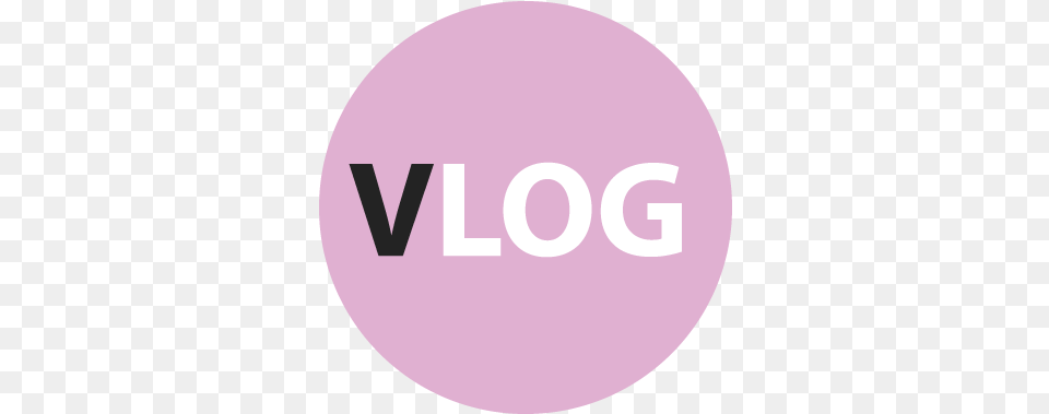 Vlog Channel Logo Circle Logo Vlog, Disk, Sphere Free Transparent Png