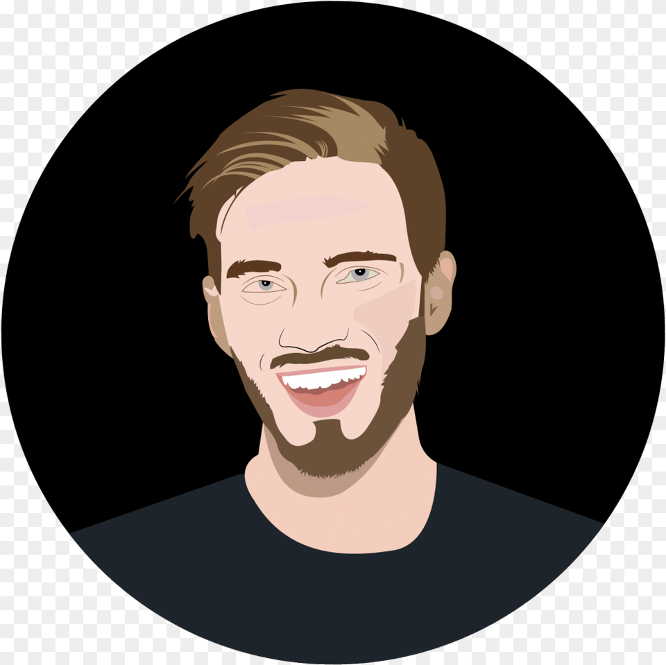 Vlogger Planet Pewdiepie, Portrait, Photography, Person, Face Png Image