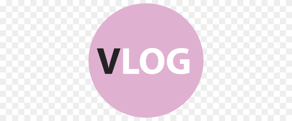 Vlogs Logo Image Vlog, Disk, Sphere Free Png Download