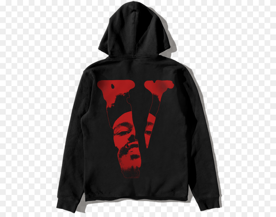 Vlone After Hours Blood Drip Pullover Hood Digital Album Vlone X The Weeknd, Sweatshirt, Clothing, Sweater, Knitwear Free Transparent Png