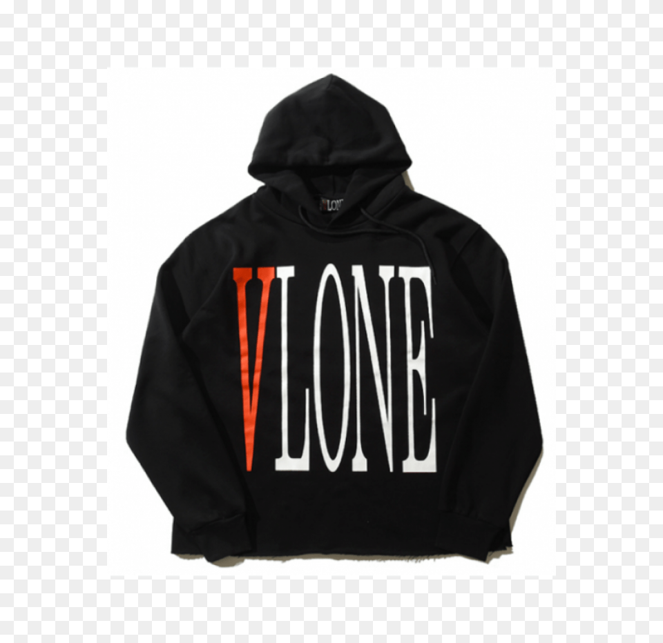 Vlone Logo Hooded Sweater Unisex, Clothing, Coat, Hood, Hoodie Png