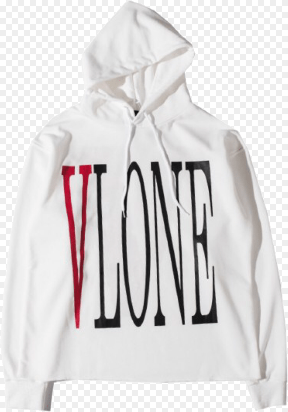Vlone Logo Vlone White Hoodie, Clothing, Hood, Knitwear, Sweater Png Image
