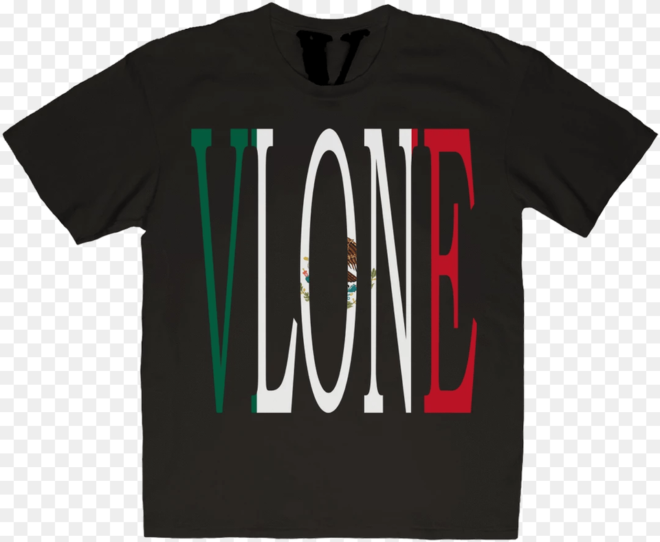 Vlone Mexico Tee, Clothing, T-shirt, Shirt Free Transparent Png