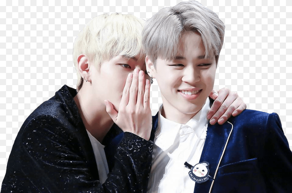 Vmin V Jimin Tae Taehyung Bts Freetoedit Vmin At Fansign, Face, Head, Person, Portrait Png Image