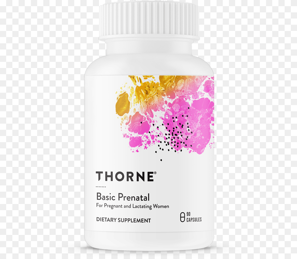 Vmp Front Thorne Prenatal Vitamin Ingredients, Herbal, Herbs, Plant, Bottle Free Png Download