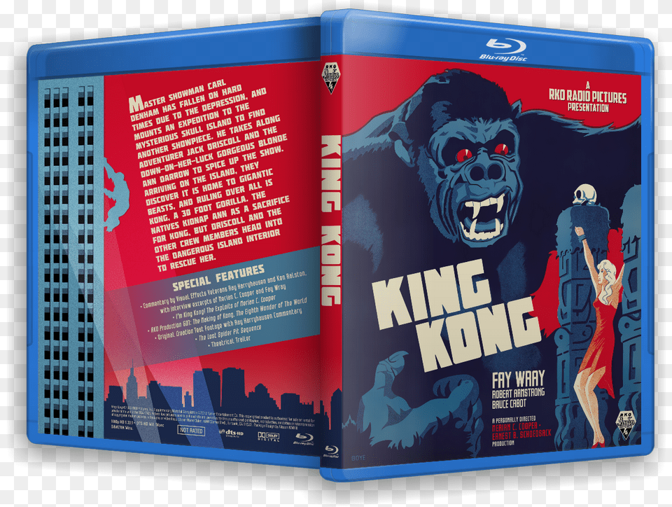 Vmrr King Kong 1933 Blu Ray Italy, Person, Face, Head, Adult Png Image