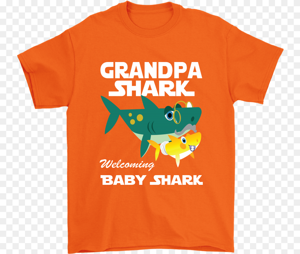 Vnsupertramp Grandpa Shark And Baby Shark Personalized Perch, Clothing, T-shirt, Shirt, Animal Png Image