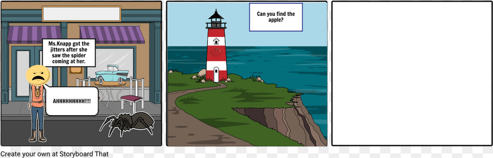 Vocab Cartoon Lighthouse, Person, Tower, Architecture, Building Free Png Download