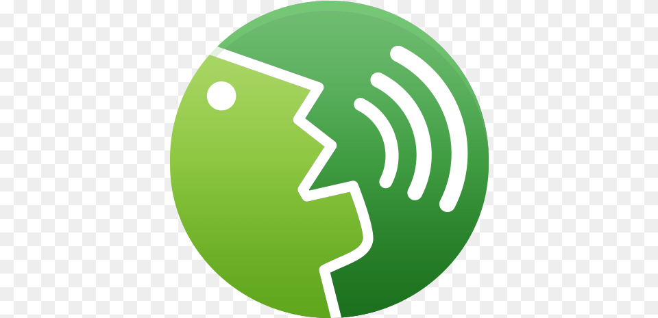 Vocalizer Tts Voice English Apps On Google Play Text To Speech Android Logo, Green, Disk, Recycling Symbol, Symbol Free Png Download