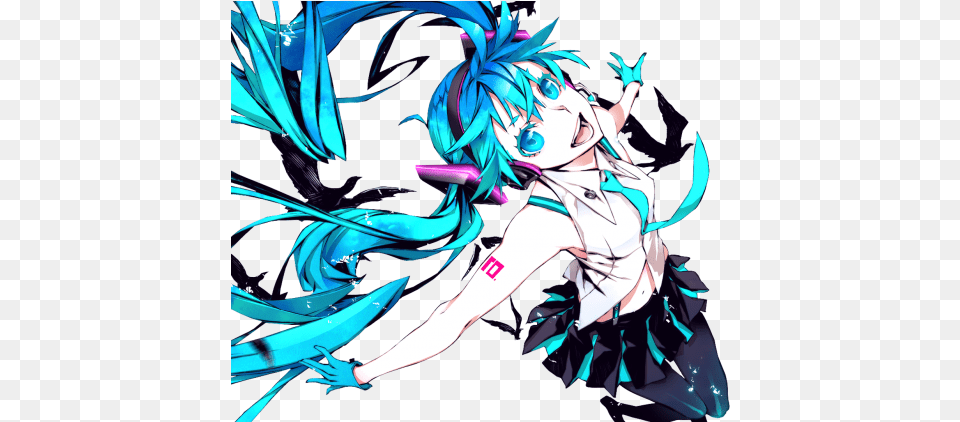 Vocaloid Hatsune Miku Wallpapers Hd Transparent Background Hatsune Miku, Publication, Book, Comics, Adult Free Png