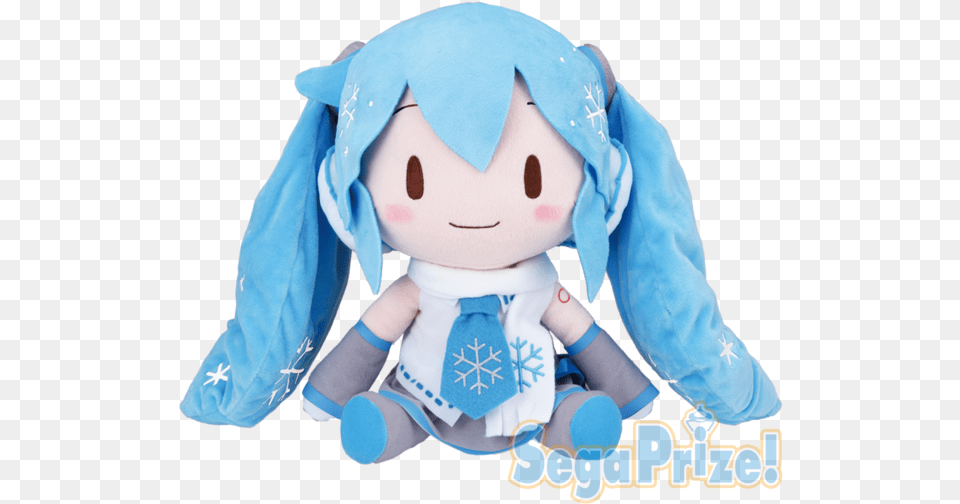 Vocaloid Hatsune Snow Miku 2010 Character Sega, Plush, Toy, Doll, Face Free Png