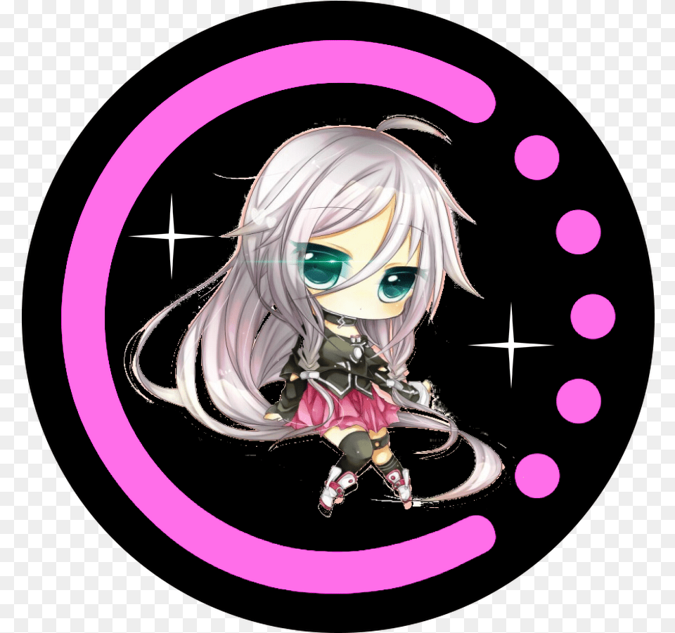 Vocaloid Logo Ia Japan Music Sticker Hime Cut, Book, Comics, Publication, Adult Free Transparent Png