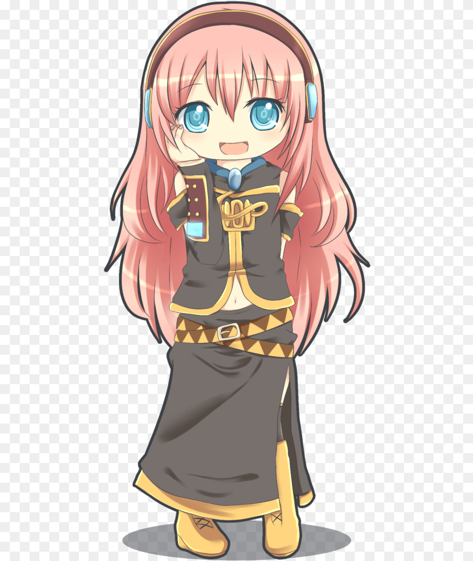 Vocaloid Luka Chibi By Pluvias D4x2c4g Pluvias, Publication, Book, Comics, Adult Free Transparent Png