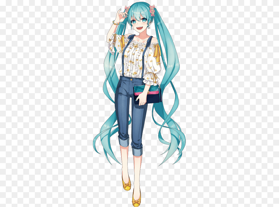 Vocaloid Rin Outfits Concept Art, Book, Publication, Comics, Adult Free Png