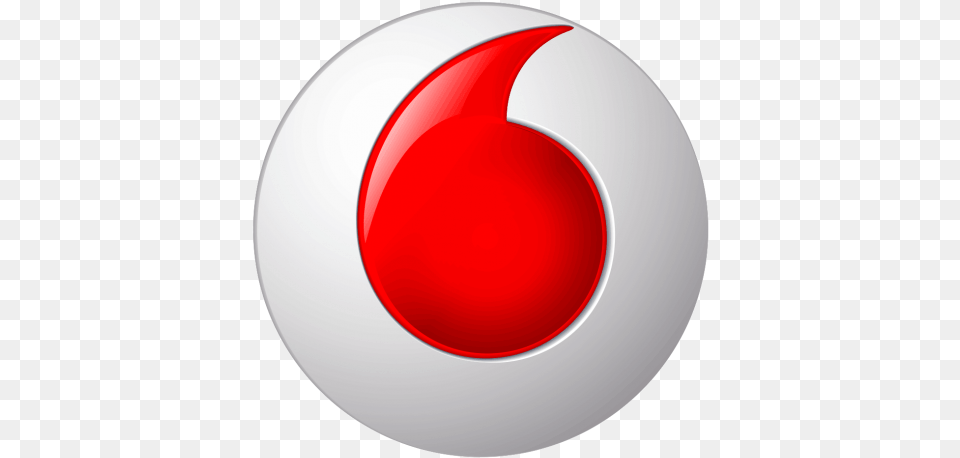 Vodafone Icon Transparent Circle, Plate, Logo, Symbol, Sphere Free Png Download