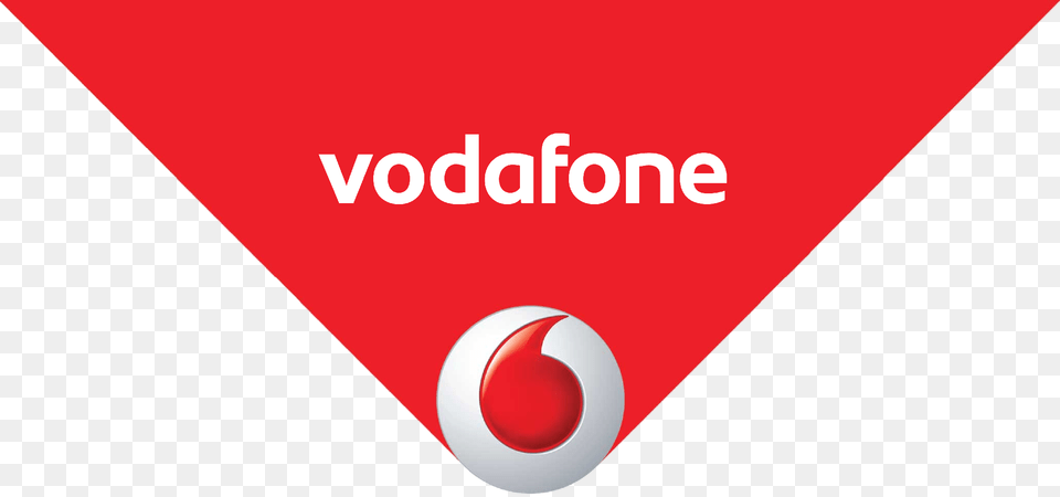 Vodafone Logo Vodafone Group Plc, Sign, Symbol, Triangle Png Image