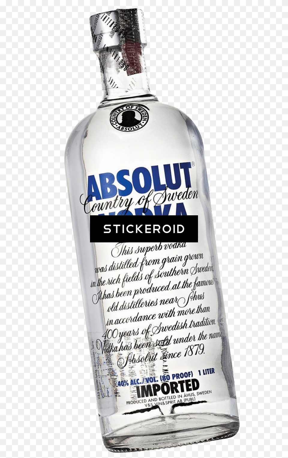 Vodka Absolut Blue Vodka, Alcohol, Beverage, Gin, Liquor Free Png