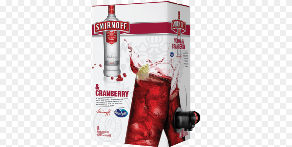 Vodka Amp Cranberry Smirnoff Vodka And Cranberry, Alcohol, Beverage, Liquor, Cocktail Free Transparent Png