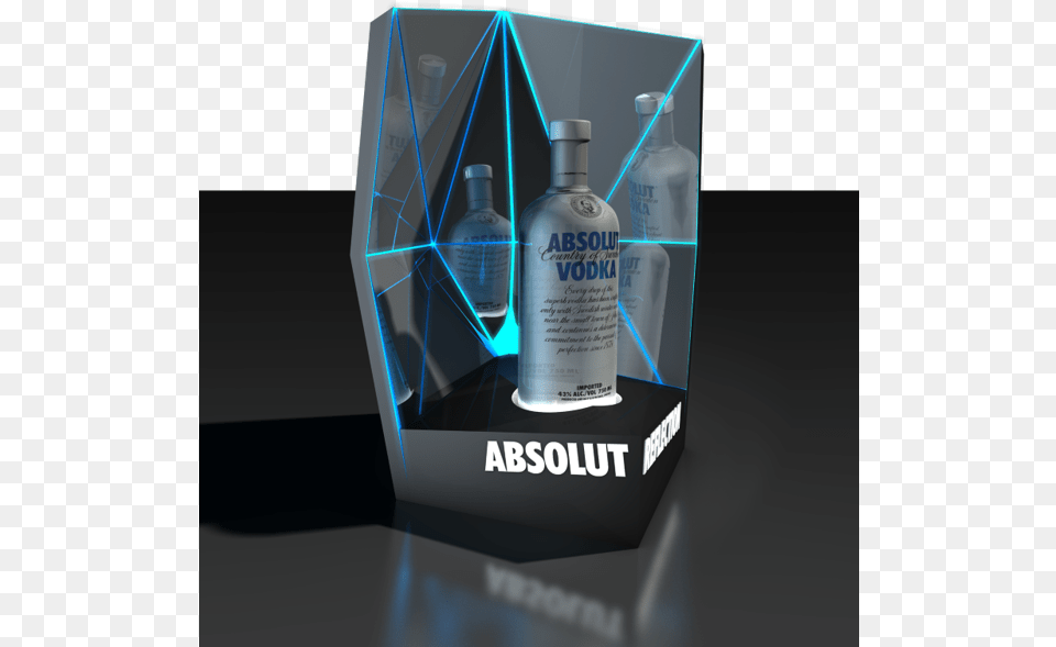 Vodka Display Concepts For Nightclub By James Newton Futuristic Point Of Purchase, Bottle, Aftershave, Alcohol, Beverage Free Transparent Png