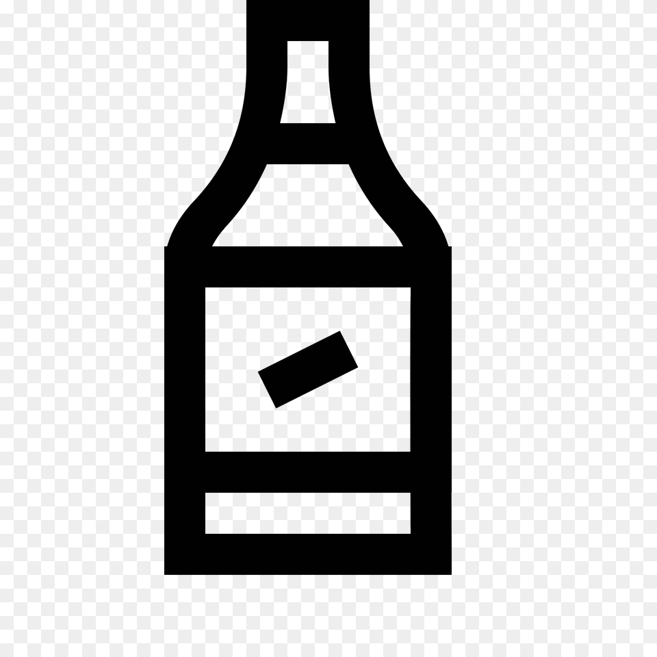 Vodka Icon, Gray Free Png Download