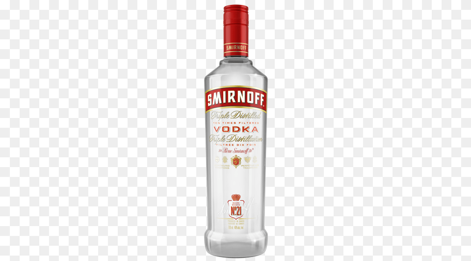 Vodka Smirnoff Vodka 175 L Bottle, Alcohol, Beverage, Gin, Liquor Png