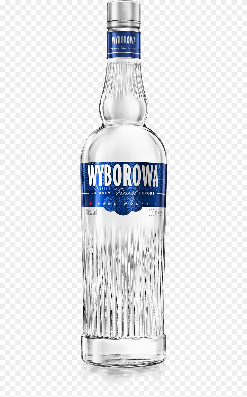 Vodka Wyborowa Bottle Open Vodka Bottle, Alcohol, Beverage, Liquor, Gin Free Png Download