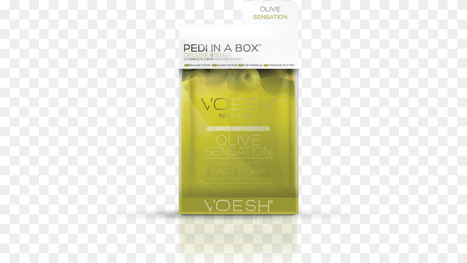 Voesh Pedi In A Box 4 In Olive, Bottle, Business Card, Paper, Text Free Transparent Png