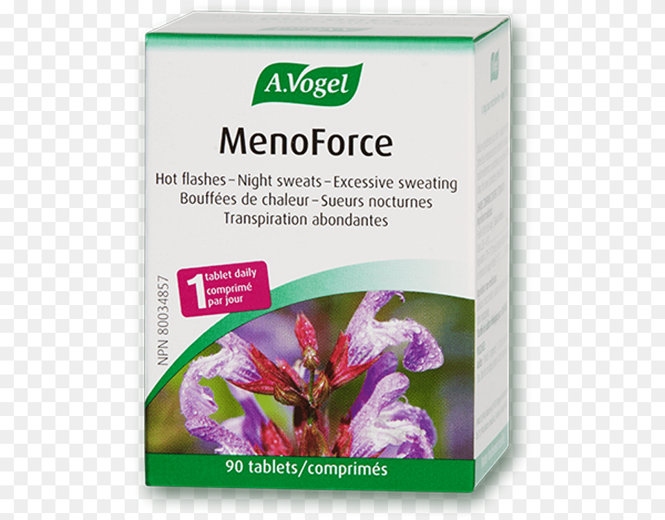 Vogel Menoforce Hot Flashes Dr Vogel Hot Flushes, Flower, Herbal, Herbs, Plant Png Image