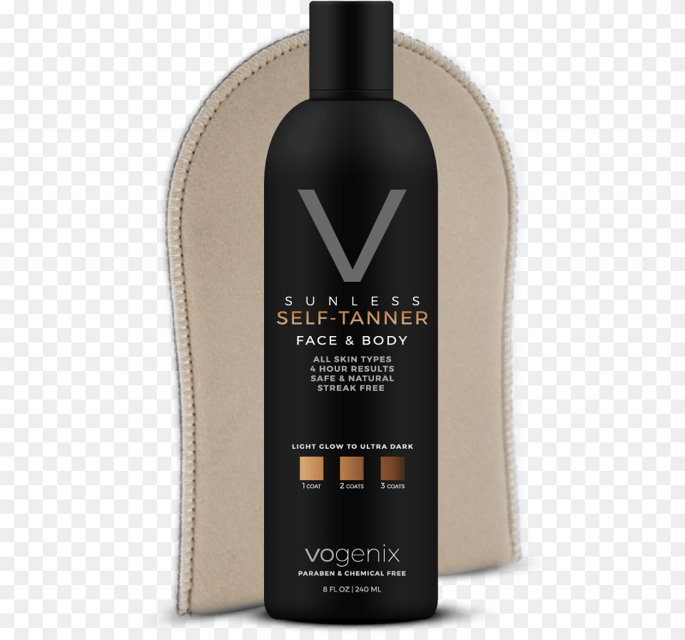 Vogenix Sun Tanning, Bottle, Cosmetics, Perfume Png Image