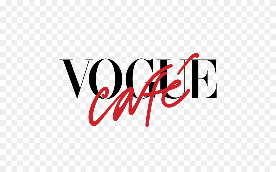 Vogue Cafe Logo Vector, Text, Light Free Transparent Png