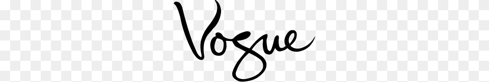 Vogue Logo, Handwriting, Text, Bow, Weapon Png Image