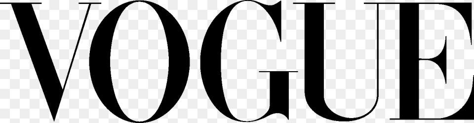 Vogue Logo, Gray Png
