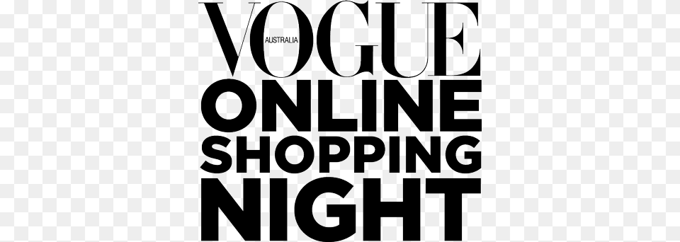 Vogue Online Shopping Night Vogue Online Shopping Night 2018, Text, Letter Free Transparent Png