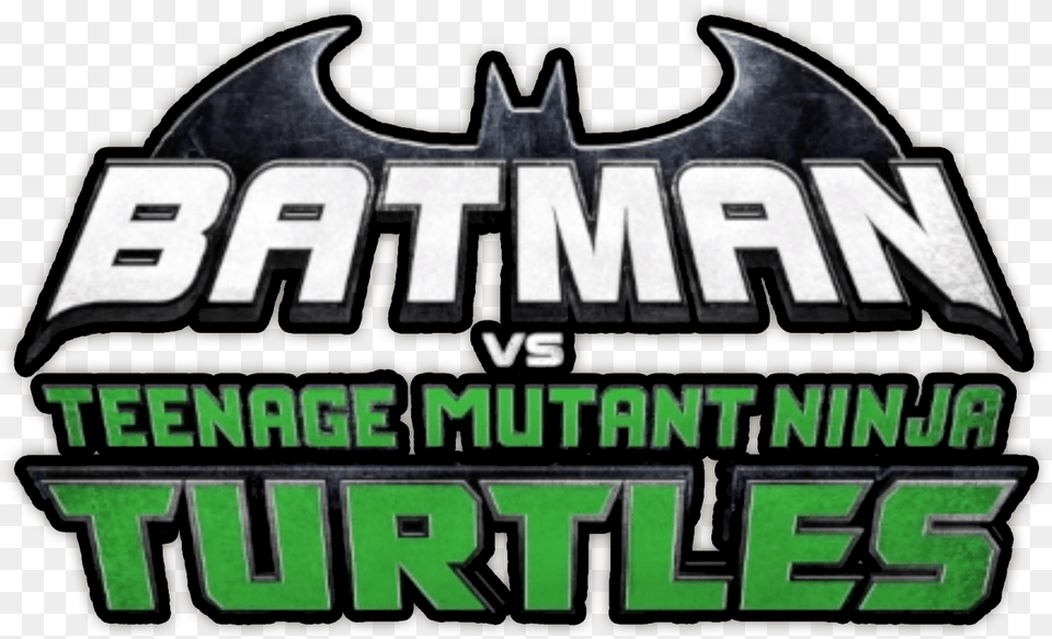Voice Over Ben Giroux Batman Vs Ninja Turtles Logo, Symbol, Scoreboard Free Png Download