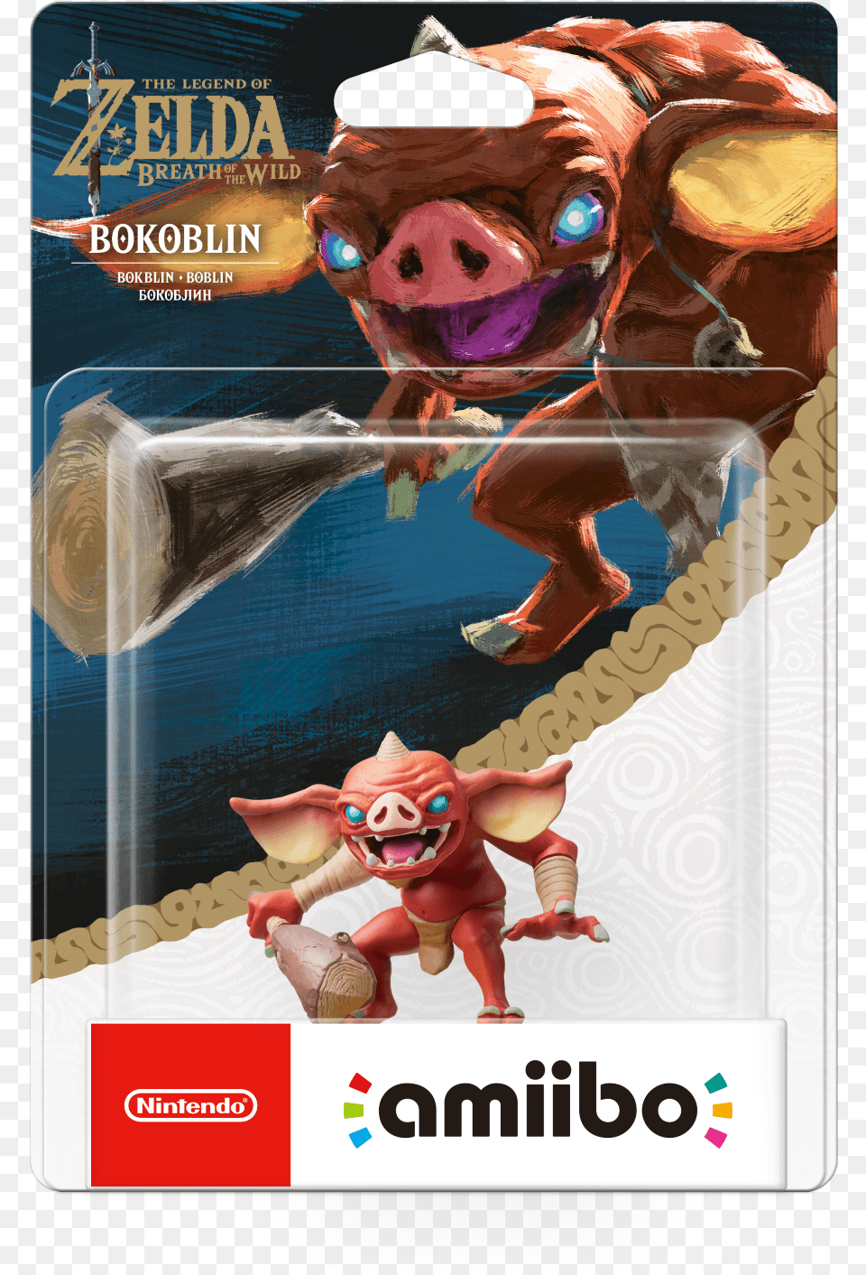 Voici Un De La Cartouche Switch Amricaine Amiibo Zelda Breath Of The Wild Bokoblin, Baby, Person, Face, Head Png