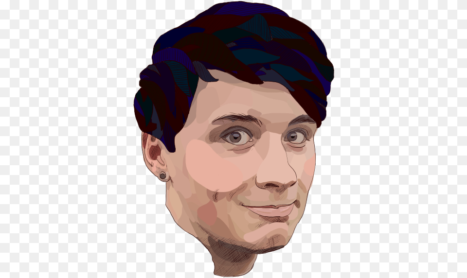 Voici Un Portrait De Dan Howell Aka Danisnotonfire Man, Head, Photography, Face, Person Free Png Download