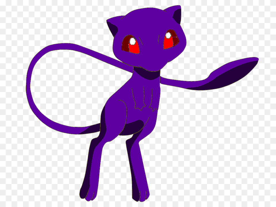 Void Pokemon Void Mew, Purple, Animal, Cat, Mammal Free Png