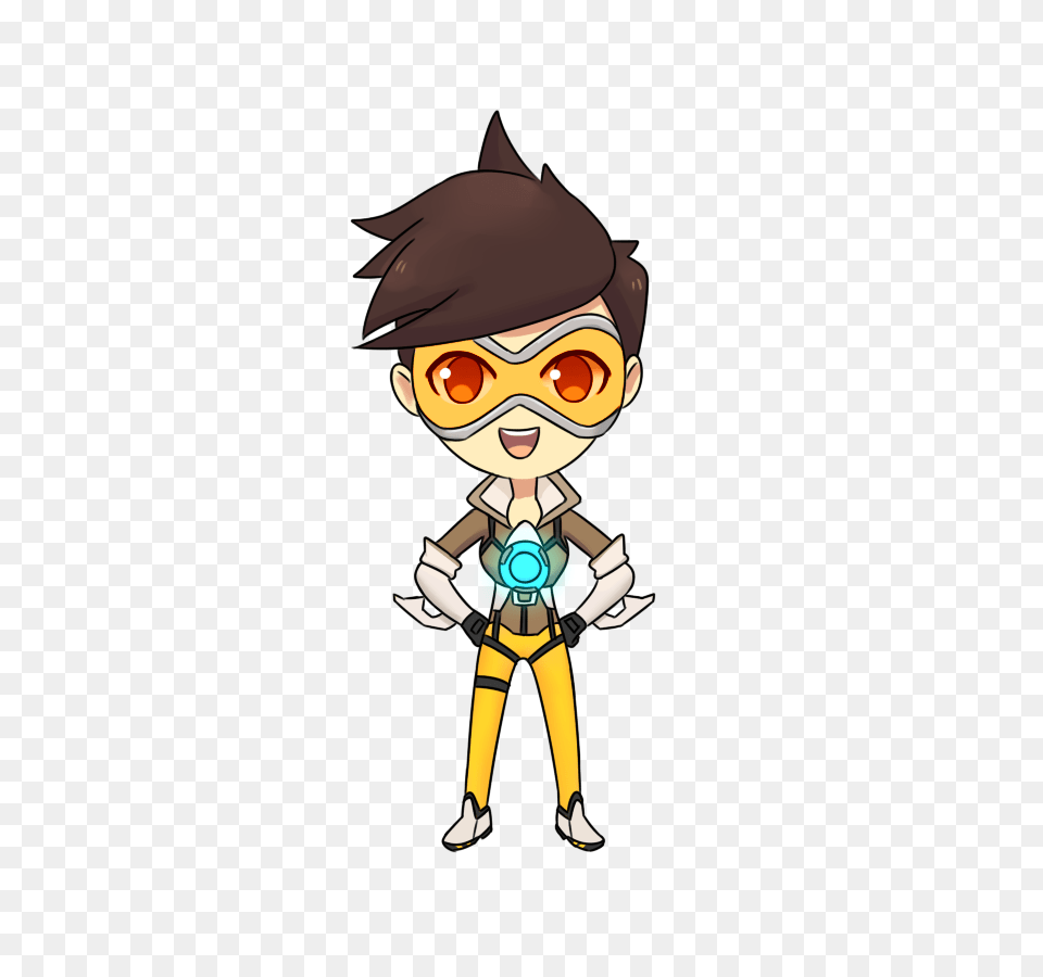 Voison On Twitter Its A Chibi Tracer, Person, Cartoon, Face, Head Png