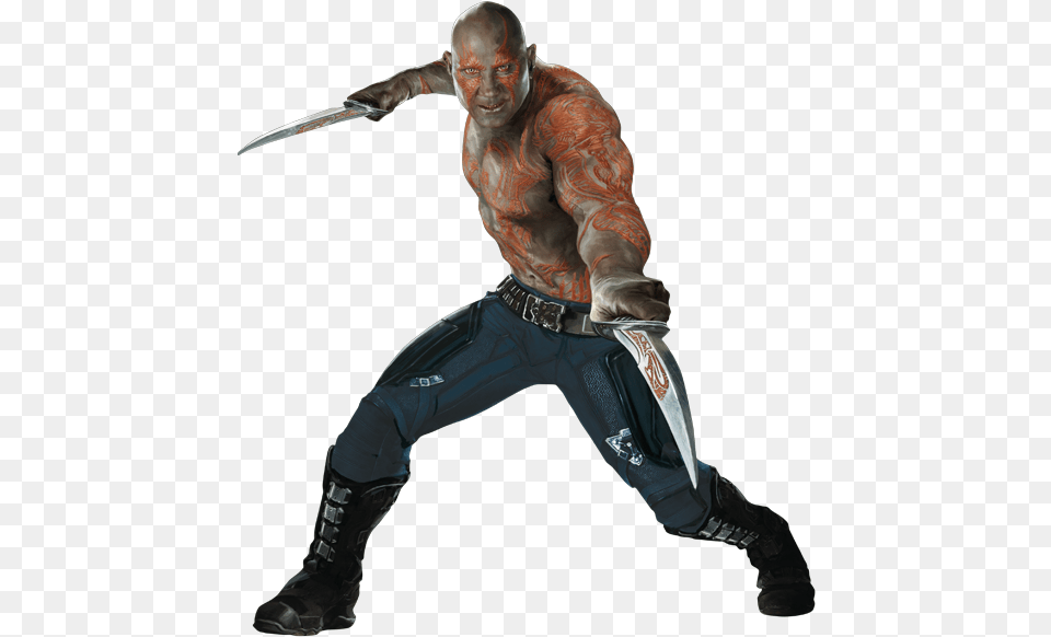 Vol 2 Guardians Of The Galaxy Drax, Adult, Person, Man, Male Png Image