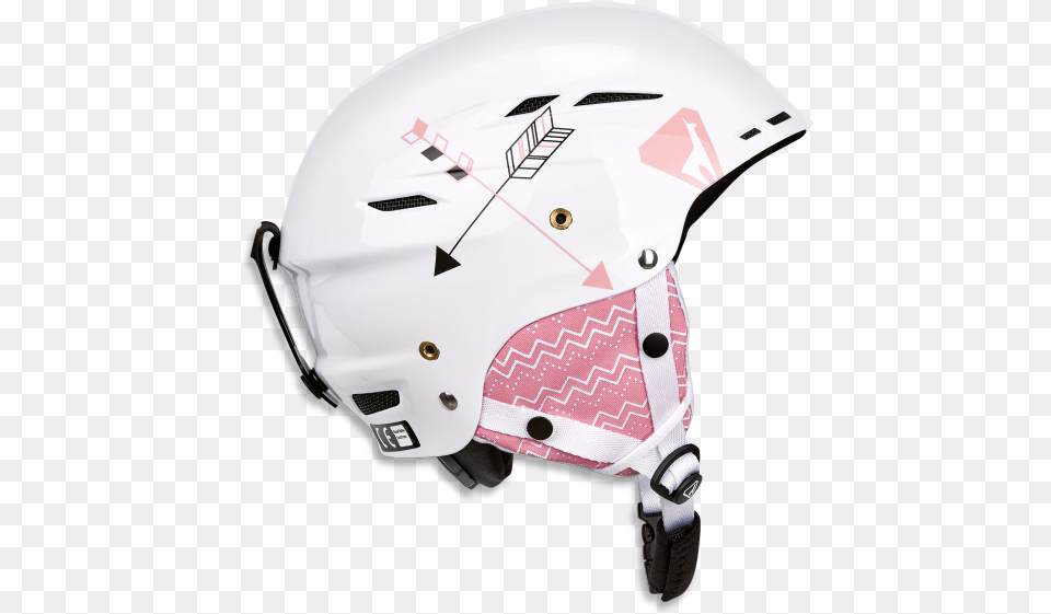 Vola U003e Sport Equipment Casques Sl Freesl Arrow Pink Football Helmet, Crash Helmet, Clothing, Hardhat, American Football Free Png