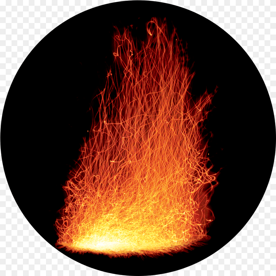 Volcanic Landform Flame, Fire, Mountain, Nature, Outdoors Png Image