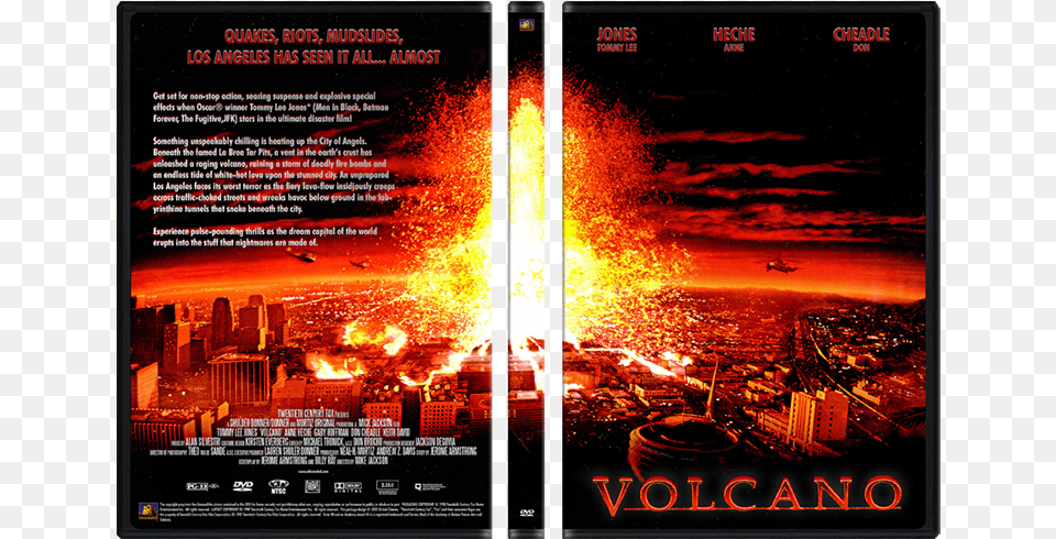 Volcano 1997 Dvd Cover, Advertisement, Poster, Outdoors, Nature Free Png Download