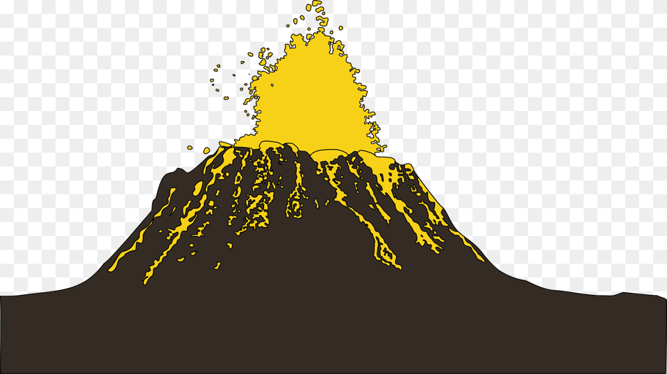 Volcano, Eruption, Mountain, Nature, Outdoors Free Transparent Png