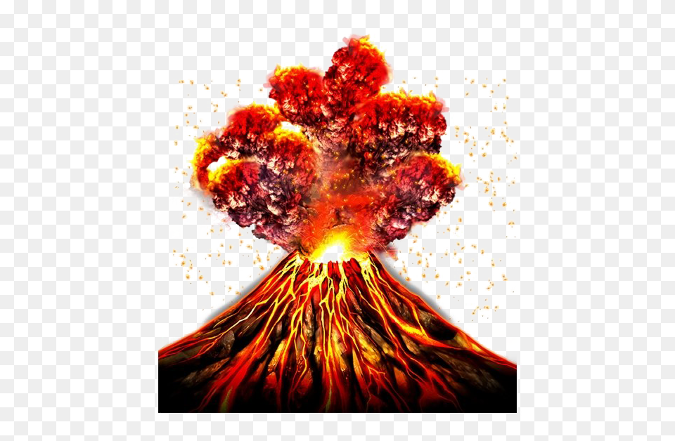 Volcano, Nature, Mountain, Outdoors, Eruption Free Transparent Png