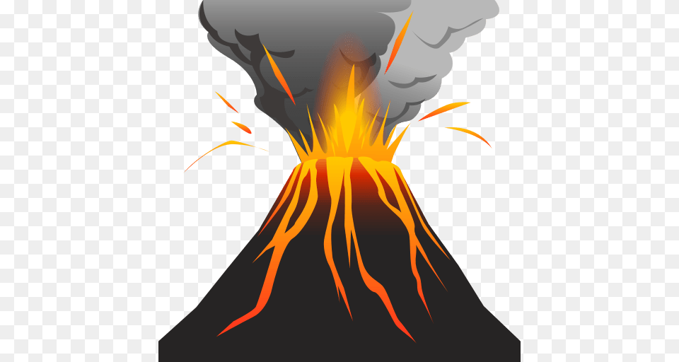 Volcano, Mountain, Nature, Outdoors, Eruption Free Png Download
