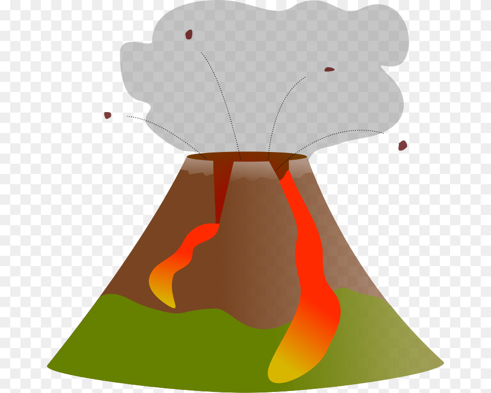 Volcano, Mountain, Nature, Outdoors, Lamp Png